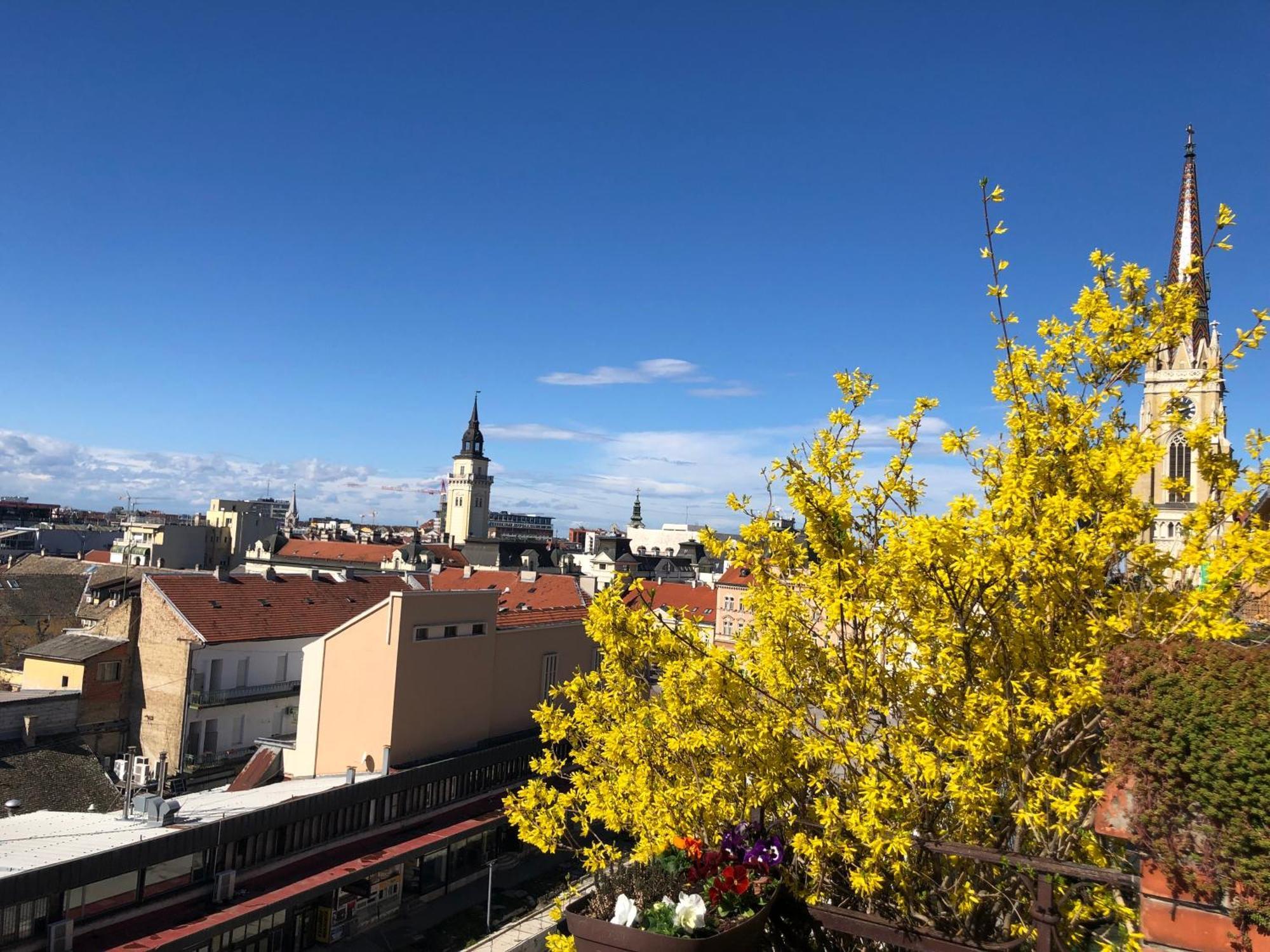 Ferienwohnung Penthouse Modena Novi Sad Exterior foto